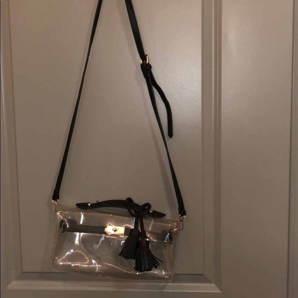 Clear crossbody purse